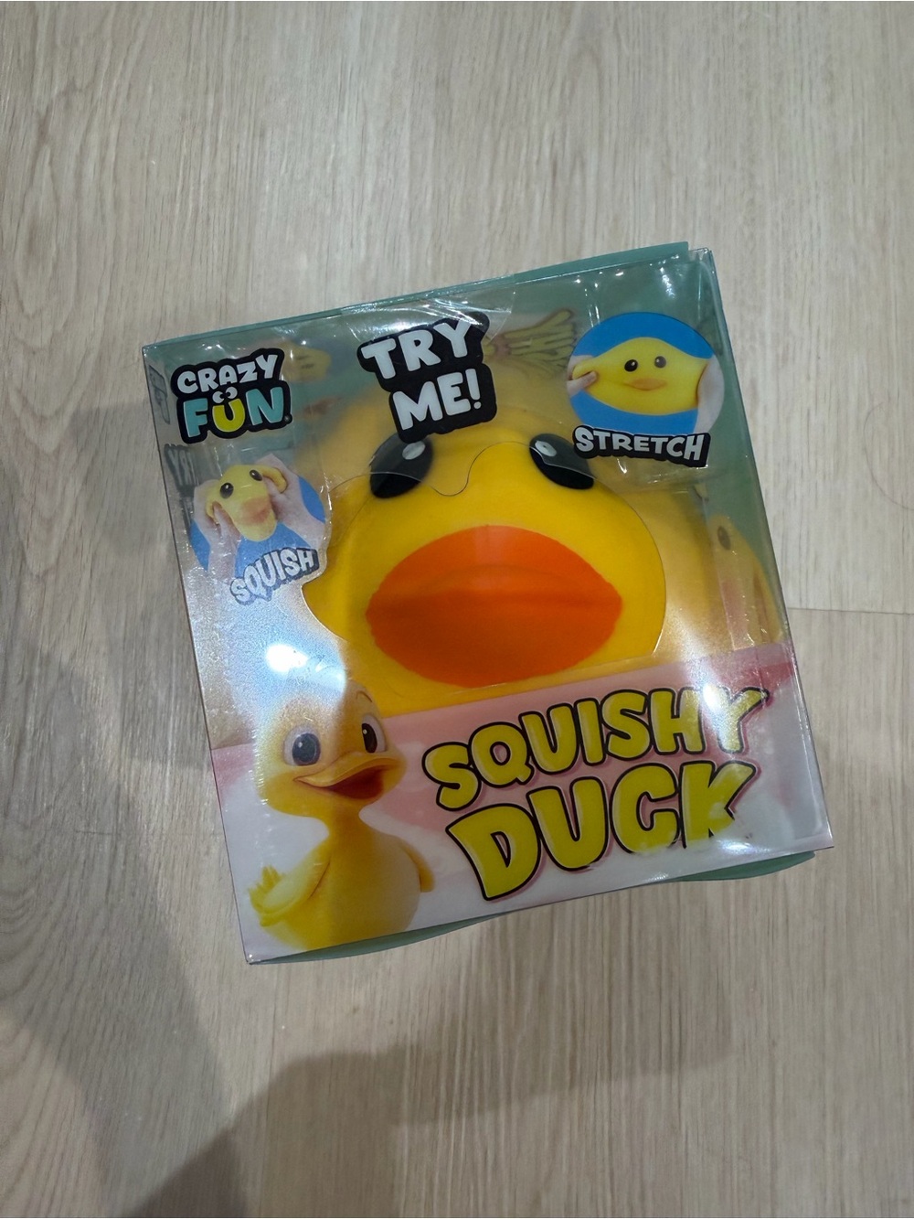 Squishy Duck toy stretchy brand new in box